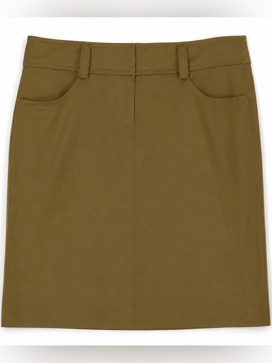 Trina Turk Dresses & Skirts - Trina Turk Khaki/Bronze Pencil Skirt Made in USA Size 4